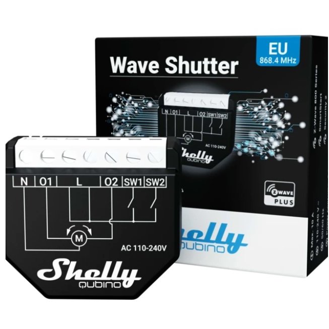 Shelly Quibino Wave Shutter Z-Wave 2 Canale