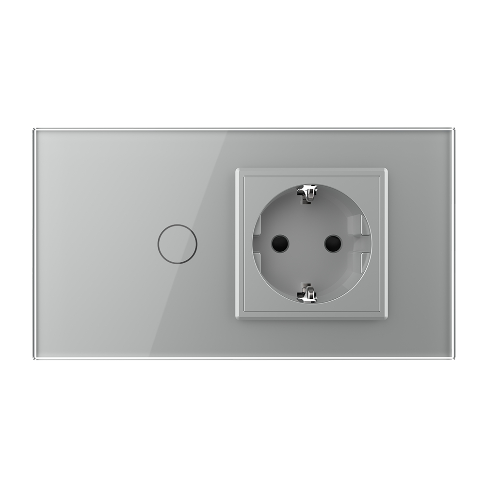 Set Livolo: Intrerupator și Priză Sticlă 4M - imagine 14