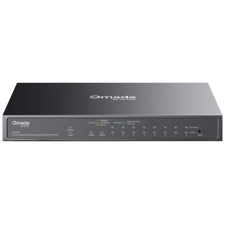 TP-Link ES210GP Switch 10-Porturi, 8x PoE+
