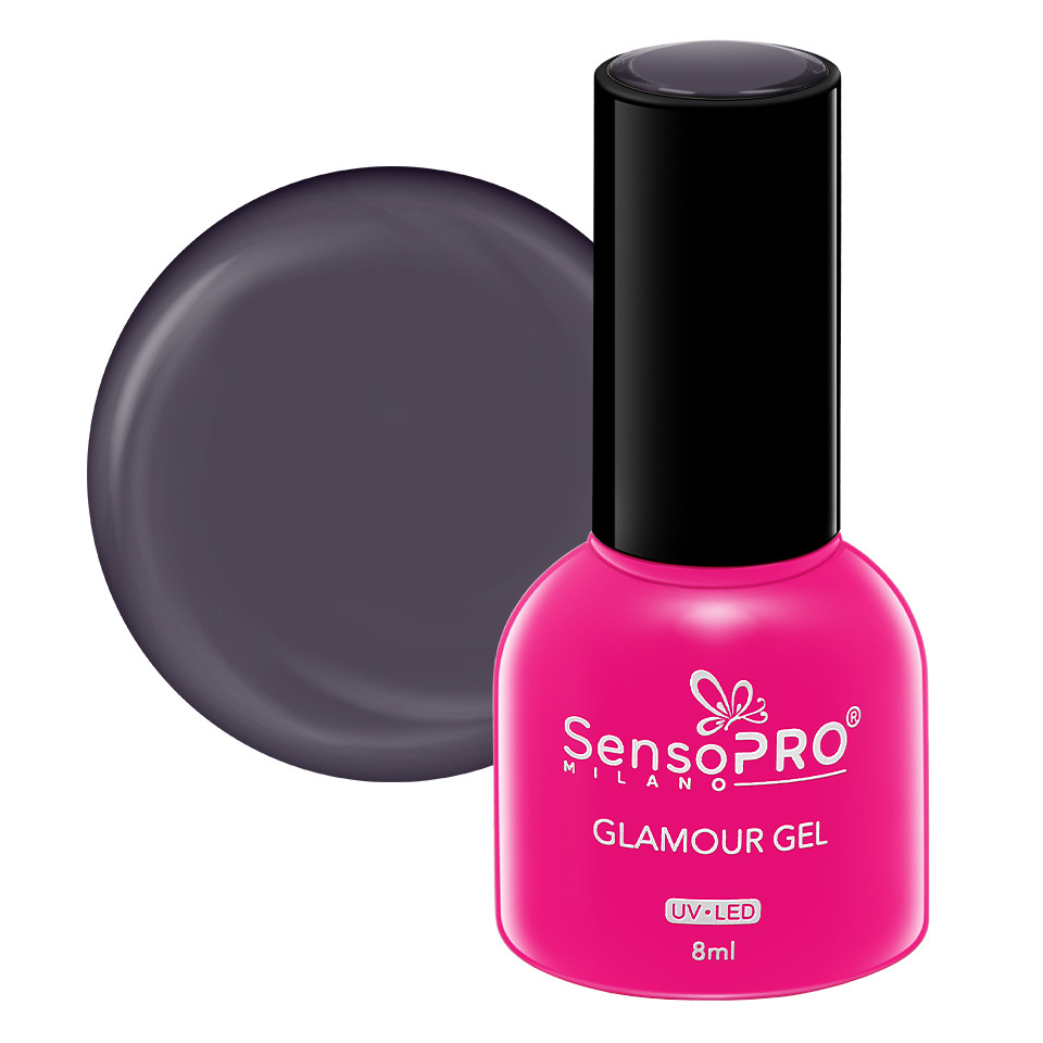 Oja Semipermanenta Glamour Gel Spicy Plum #66, 8ml