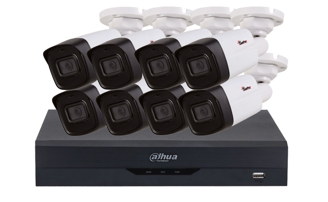 Kit Supraveghere Dahua 8 Camere AI 2K WizSense