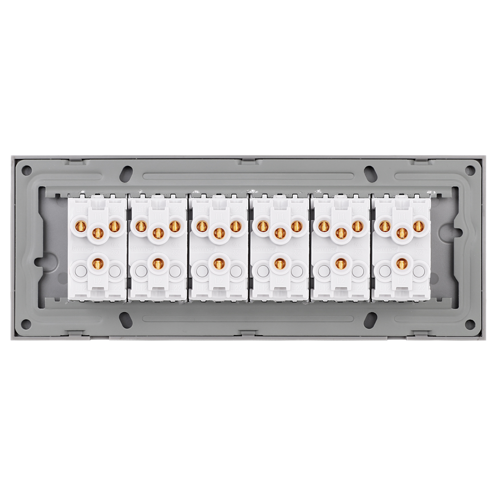 Întrerupător Mecanic 12 Posturi Luxion cu Rama Sticlă - imagine 16