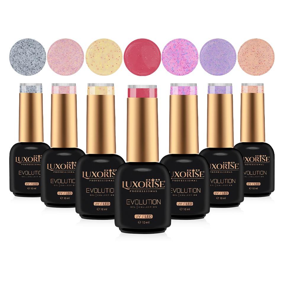 Set 7 Oje Semipermanente LUXORISE Candy Girl