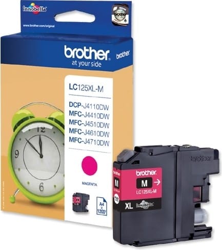 Cartus Cernela Brother LC125XLM Magenta Original 1200 pagini - imagine 4