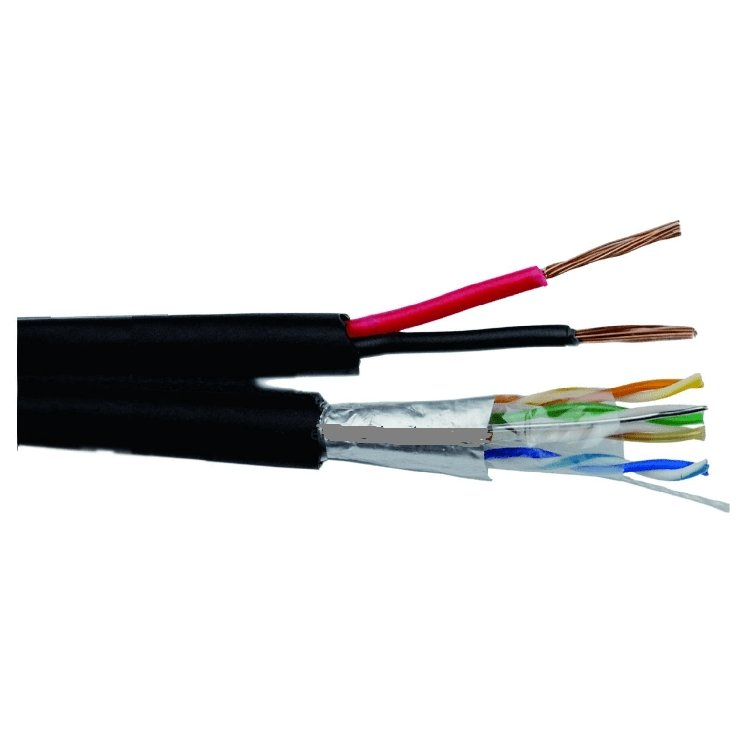 Cablu FTP CAT5E cu alimentare, cupru solid, 305 m, Oem4