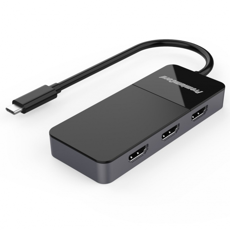 Adaptor USB-C la 3x HDMI 4K MST OEM