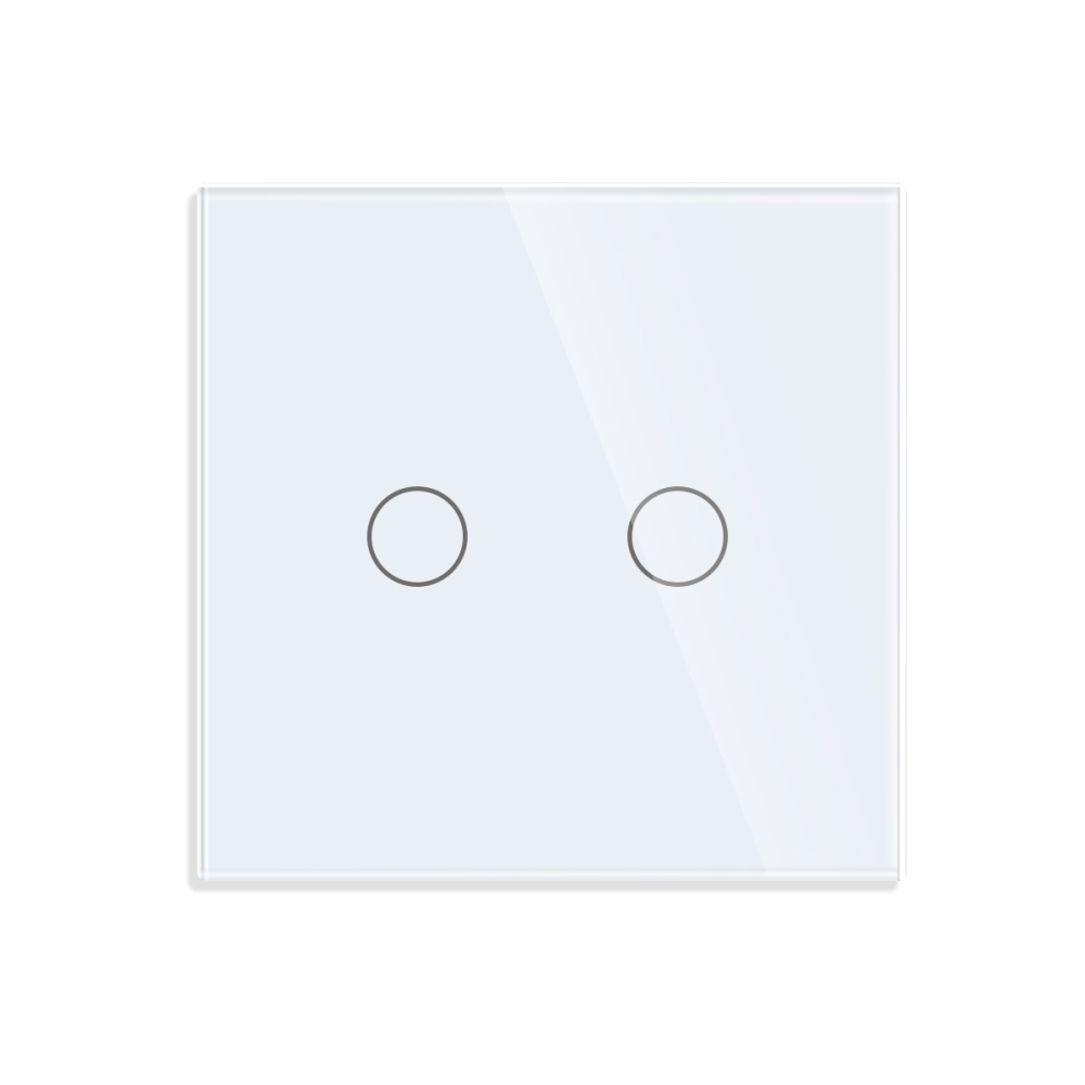 Intrerupator Dublu Touch Sticla ZigBee Smart Home - imagine 2