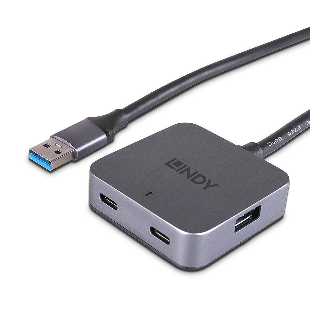 Hub USB 3.2 Lindy 4 Porturi 5Gbps - Extindere Rapidă - imagine 2
