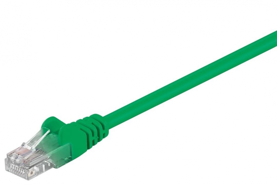 Cablu Retea UTP Cat.6 Verde 0.25m OEM