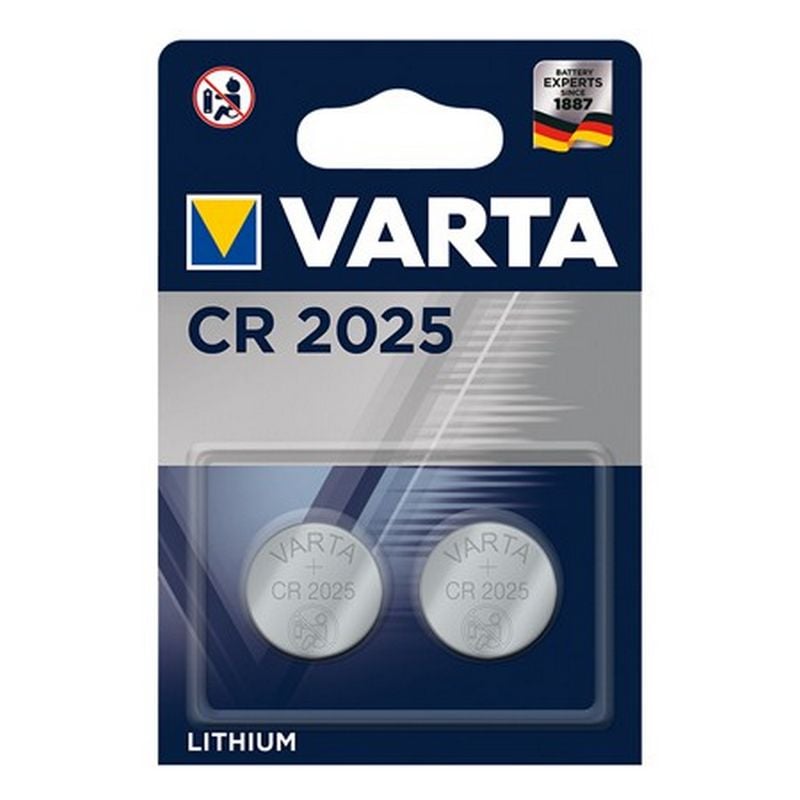 2x Baterii VARTA CR2025 Litiu - Energie Fiabilă