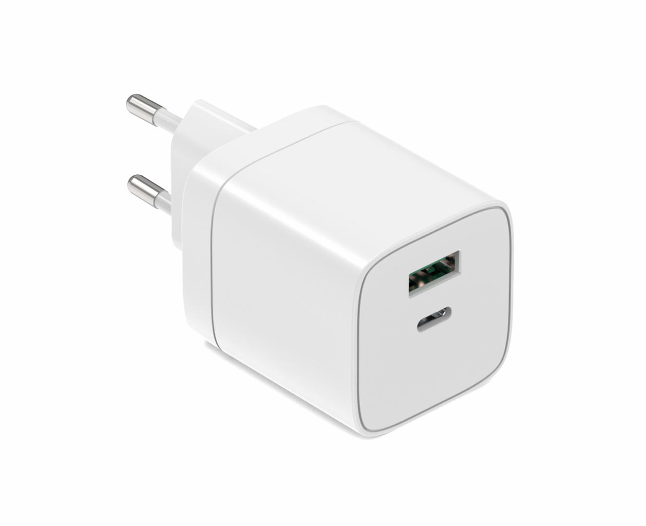 Încărcător USB Serioux 45W PD cu USB-C și USB-A - Fast Charging - imagine 1