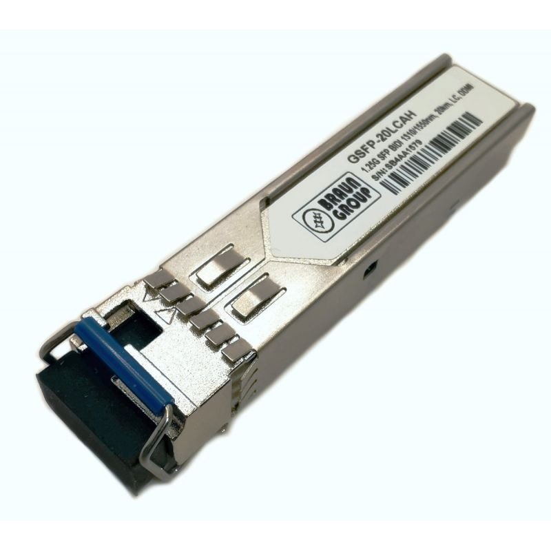Modul SFP BiDi Braun 1.25G, 20km, LC DDMI