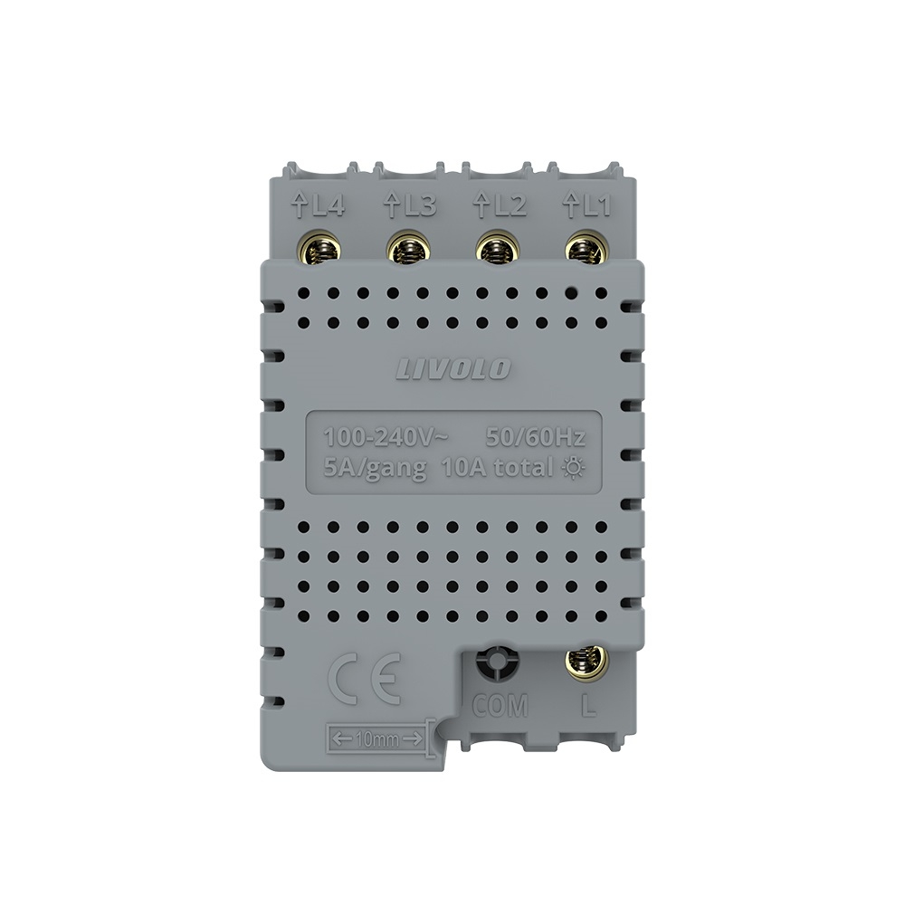 Modul intrerupator cvadruplu wireless Livolo Touch - imagine 4