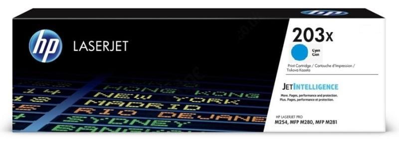 Toner Original HP 203X Cyan 2.500 pagini - CF541X - imagine 2