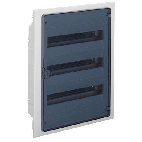 Tablou incastrat Hager VF318TD, 54M, ușă transparentă