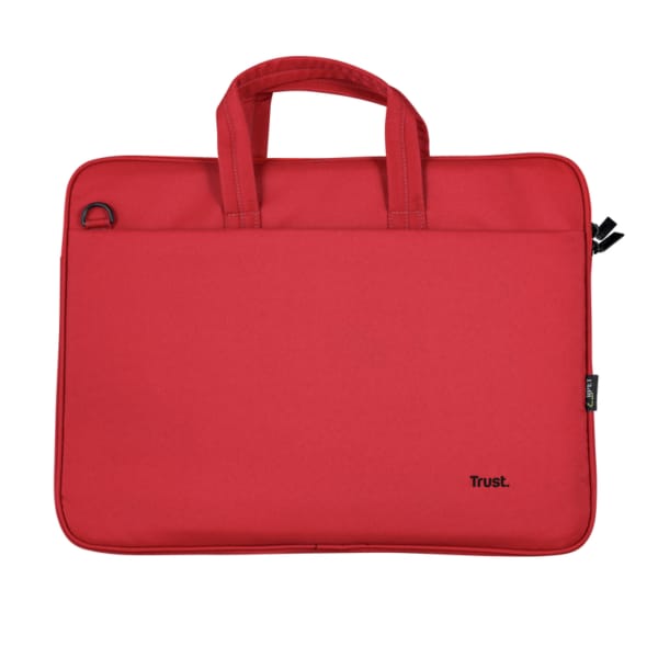 Geanta Laptop Trust Bologna 16" ECO - Roșu, Poliester Rezistent - imagine 2