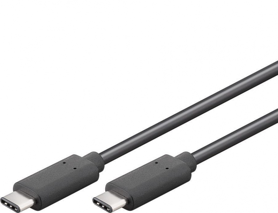 Cablu USB-C 3.1 Gen1 0.5m Negru, Transfer Rapid