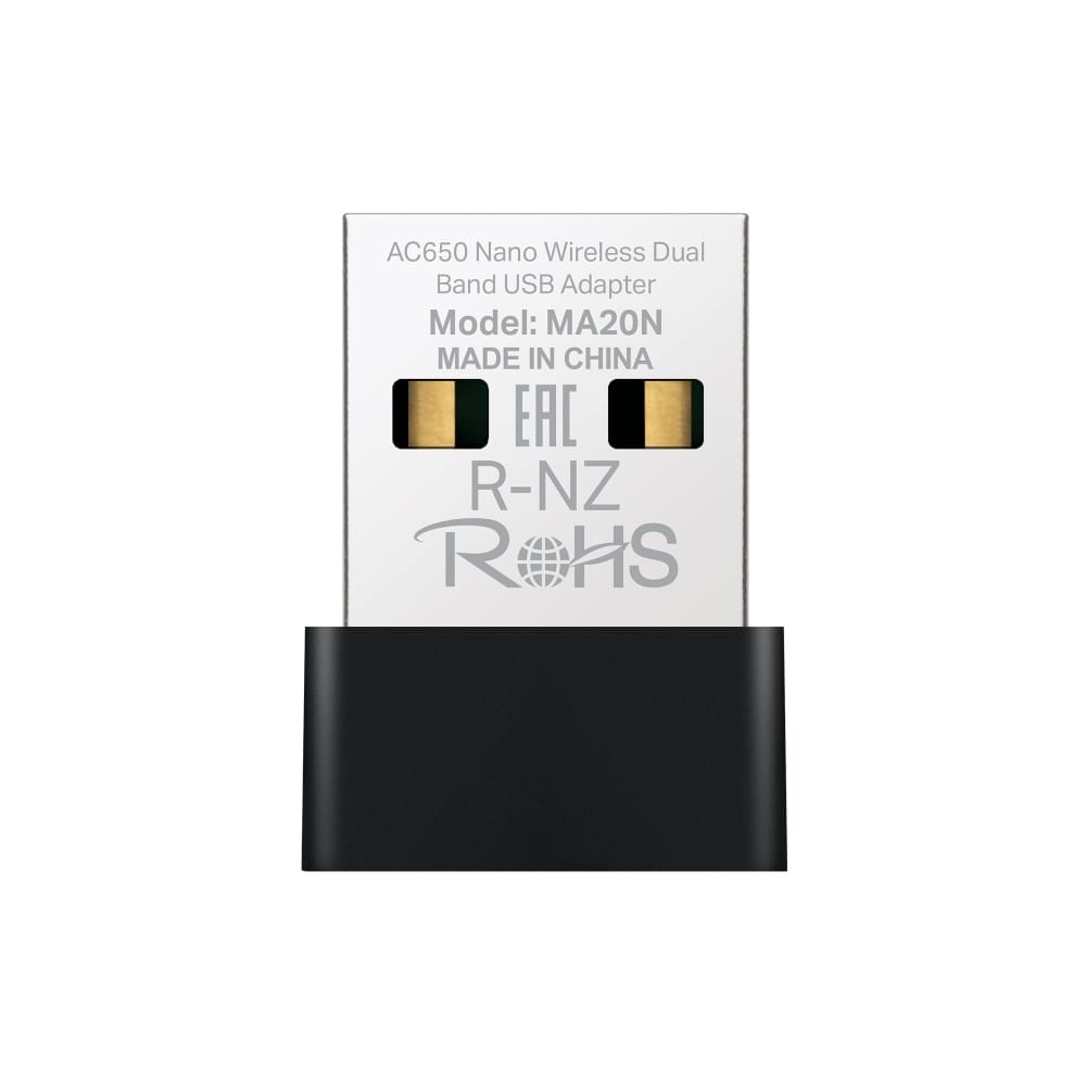 Adaptor Wireless Mercusys MA20N Dual Band AC650 - USB Nano - imagine 8