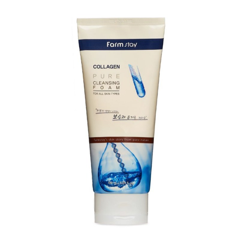 Spuma Curatare FarmStay cu Colagen 180ml