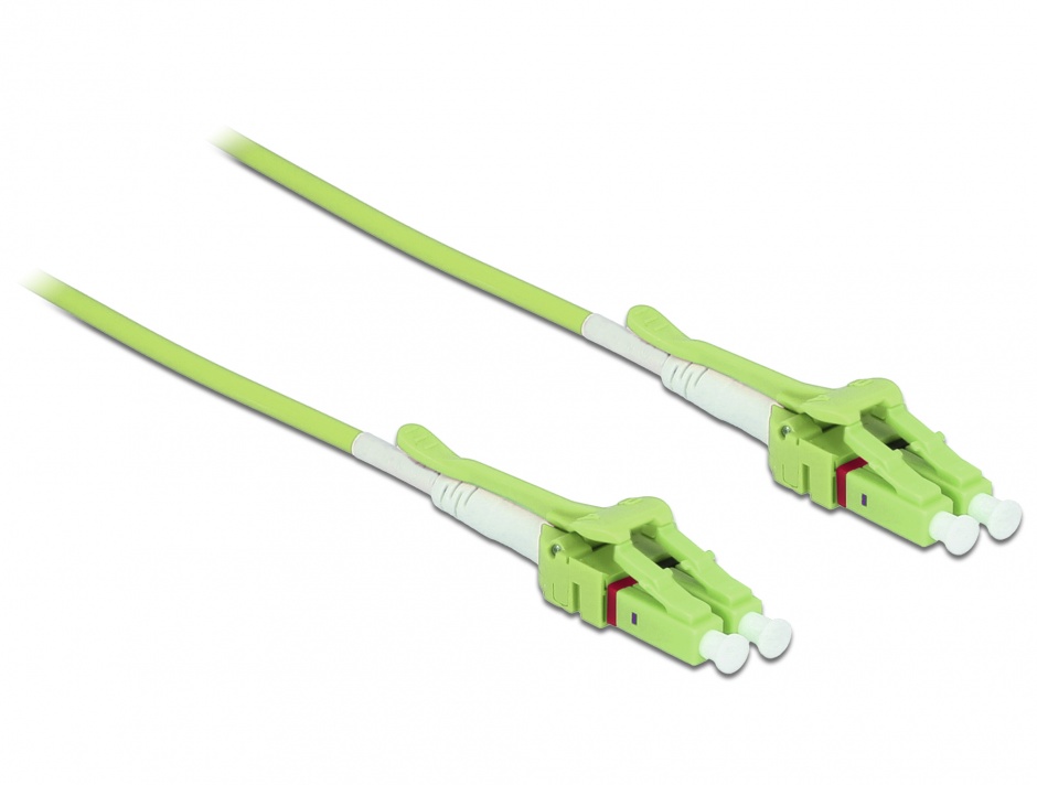 Cablu Fibra Optica LC-LC OM5 Uniboot 2m Delock