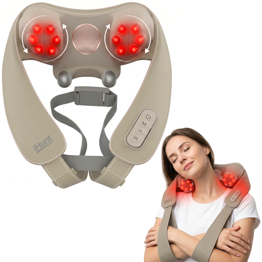 Aparat de Masaj Cervical iHunt SmartNeck Air 3D