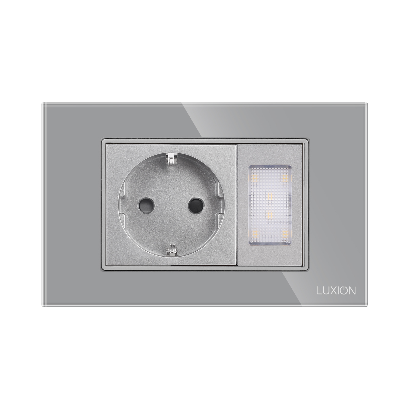 Priza Schuko cu Lampa de Veghe si Rama Sticla 3M LUXION - imagine 14
