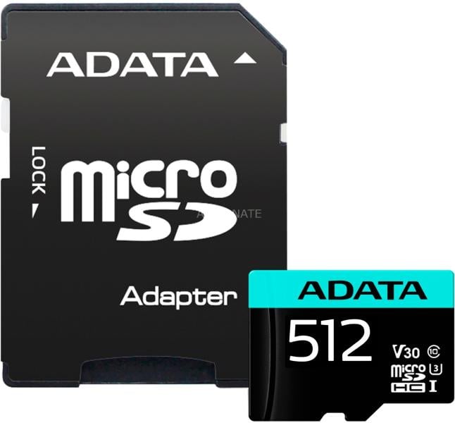 ADATA 512GB MicroSD V30 - Ultra Rapidă