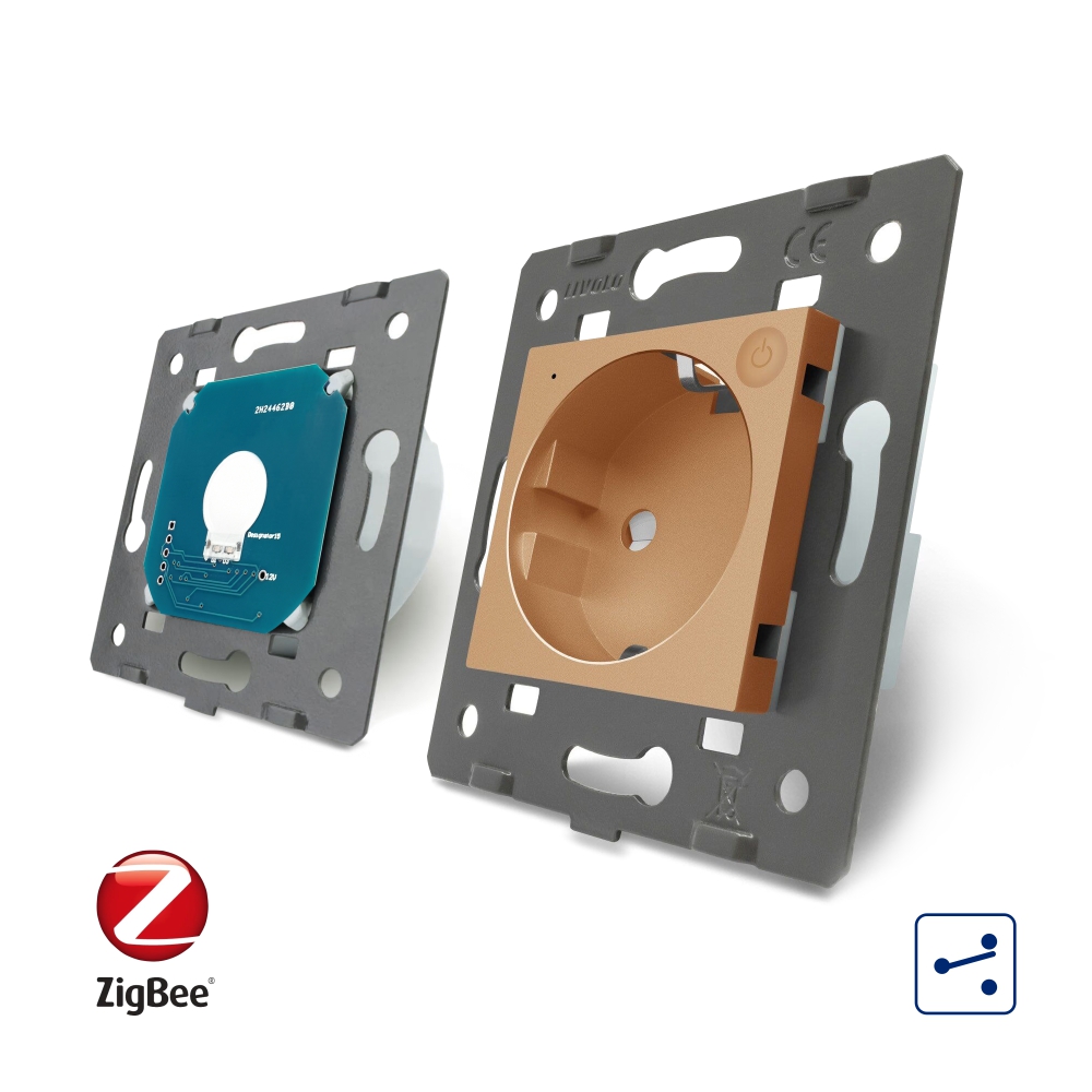 Intrerupator ZigBee Livolo cu Priza si Sticla - imagine 12