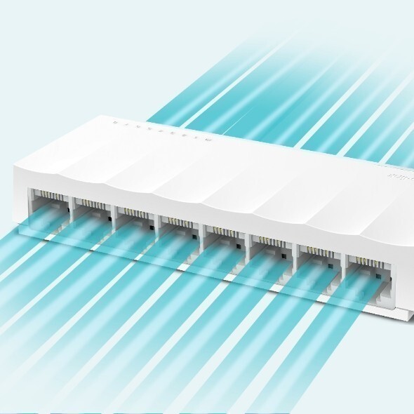 Switch TP-LINK LS1008 8 Porturi 10/100 Mbps - Extinde Rețeaua - imagine 3