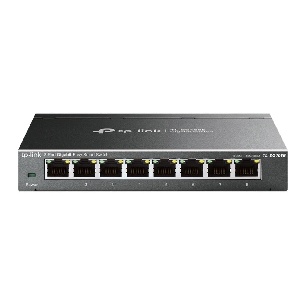 Switch TP-Link TL-SG108E 8 Porturi Gigabit Metal