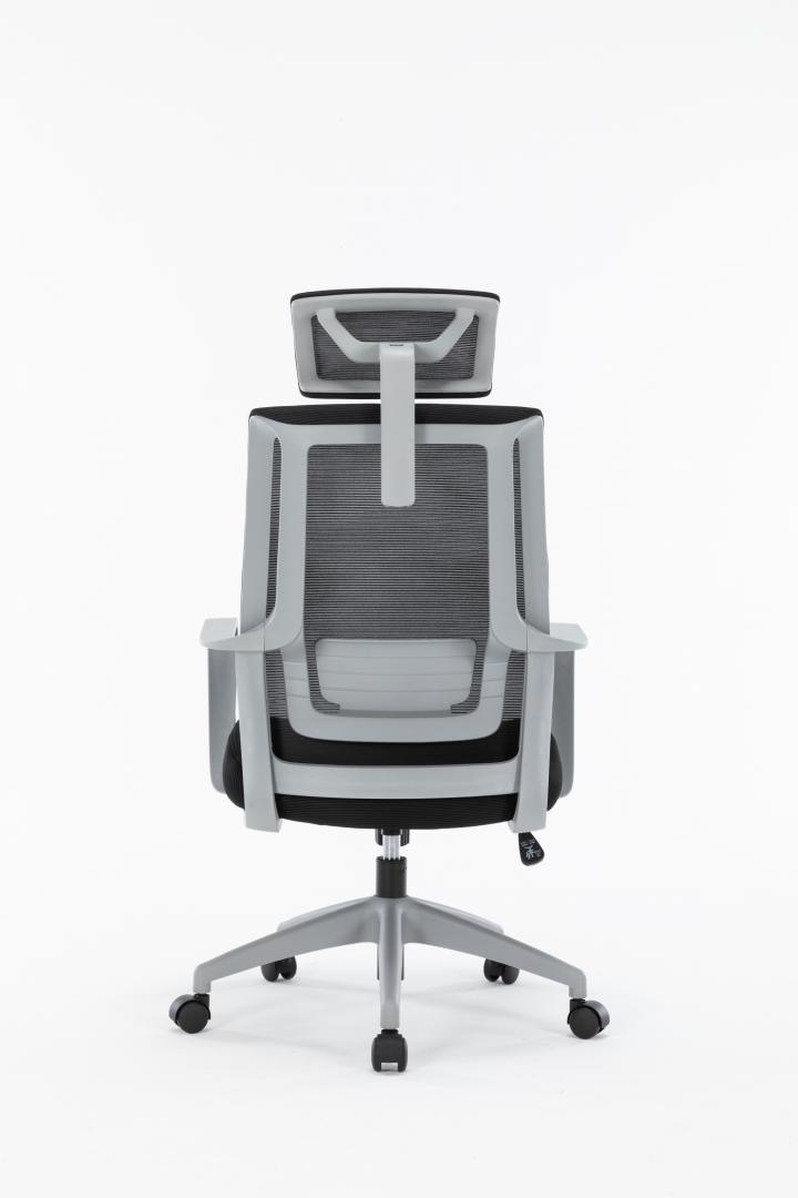 Scaun Office SERIOUX Shark Ergonomic 150kg - Gri - imagine 4