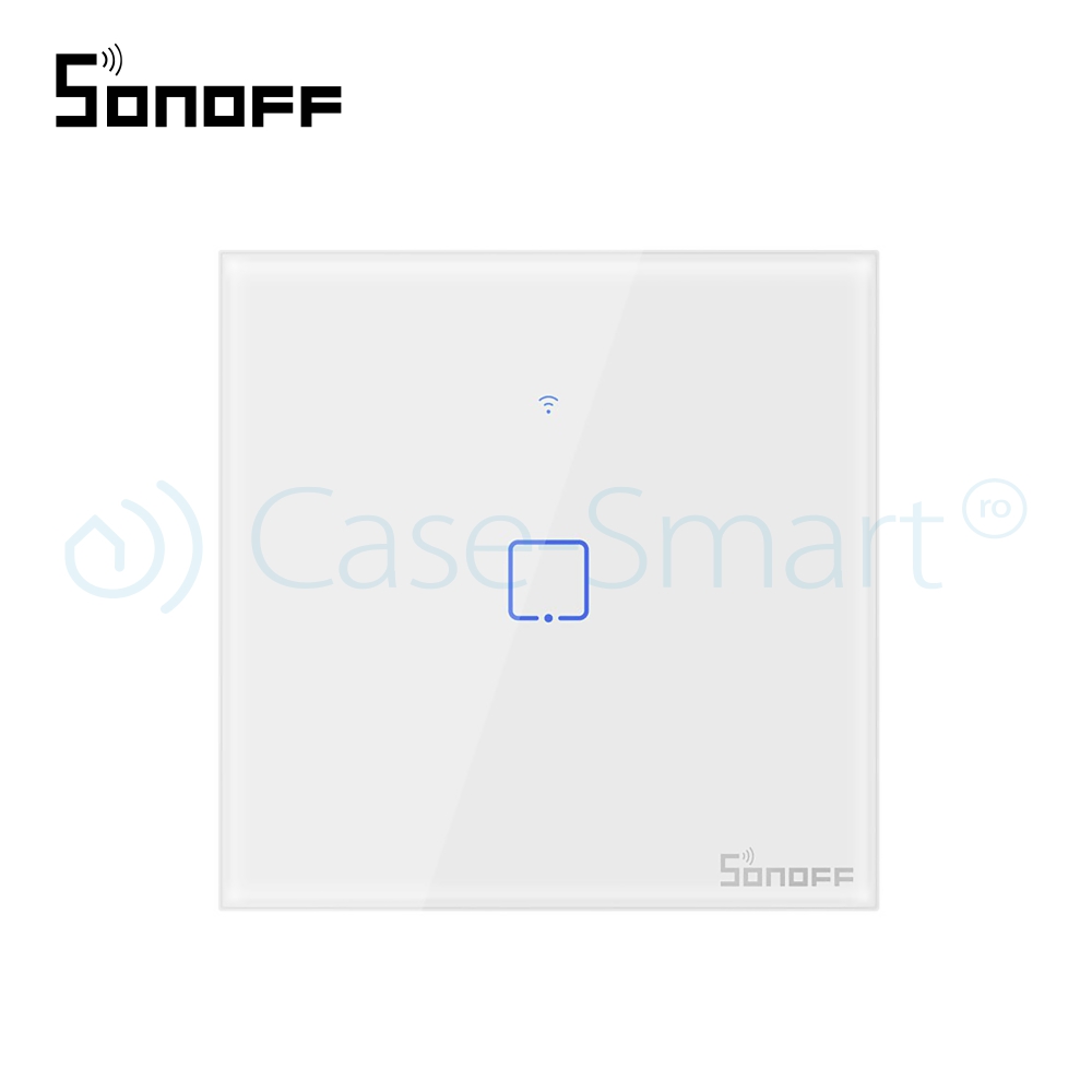 Sonoff T1EU1C Intrerupator Touch Wi-Fi Control Mobil - imagine 2