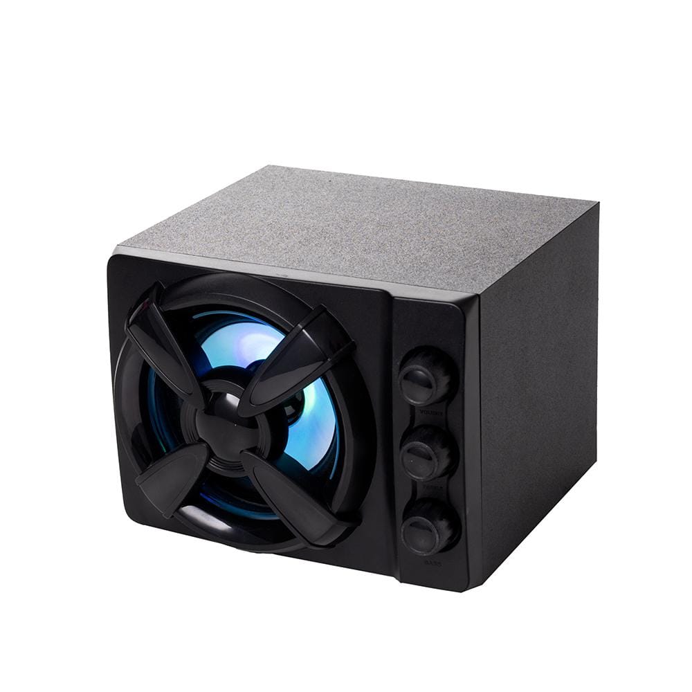 Boxe Gaming Spacer THUNDER 2.1 cu Subwoofer MDF si LED RGB - imagine 4