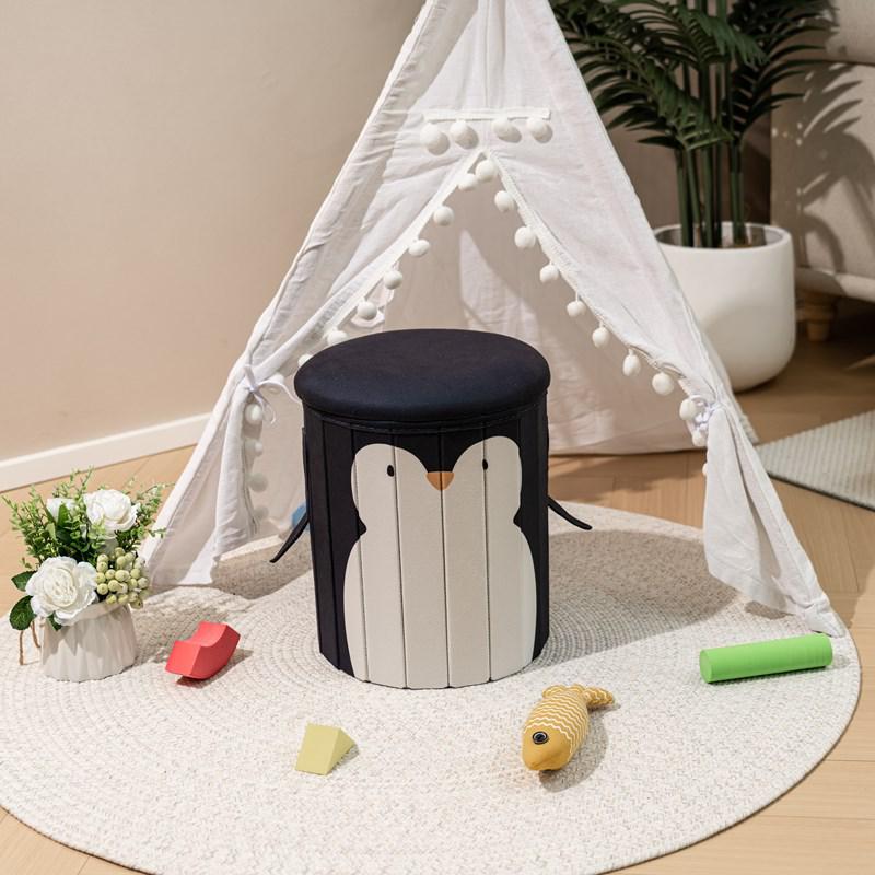 Taburet Copii Figurina Pinguin - Mobilier Decorativ Camera