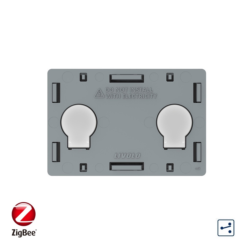 Modul ZigBee Touch Dublu Livolo Cap Scară