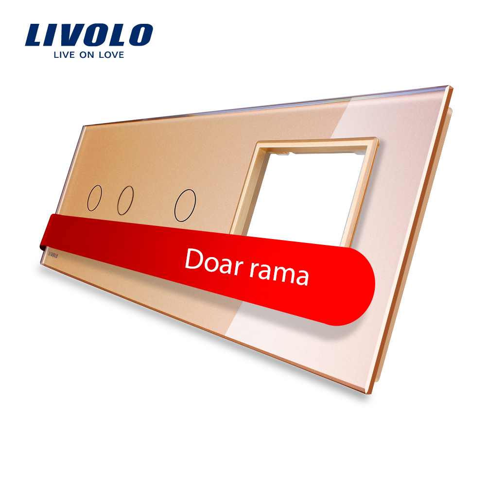 Panou Sticlă Livolo Touch, Priză+Întrerupătoare - imagine 6