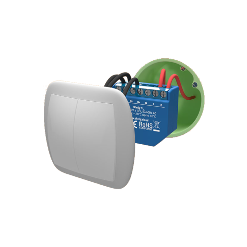 Releu Inteligent Shelly 1L, Wi-Fi, Control Vocal - imagine 2