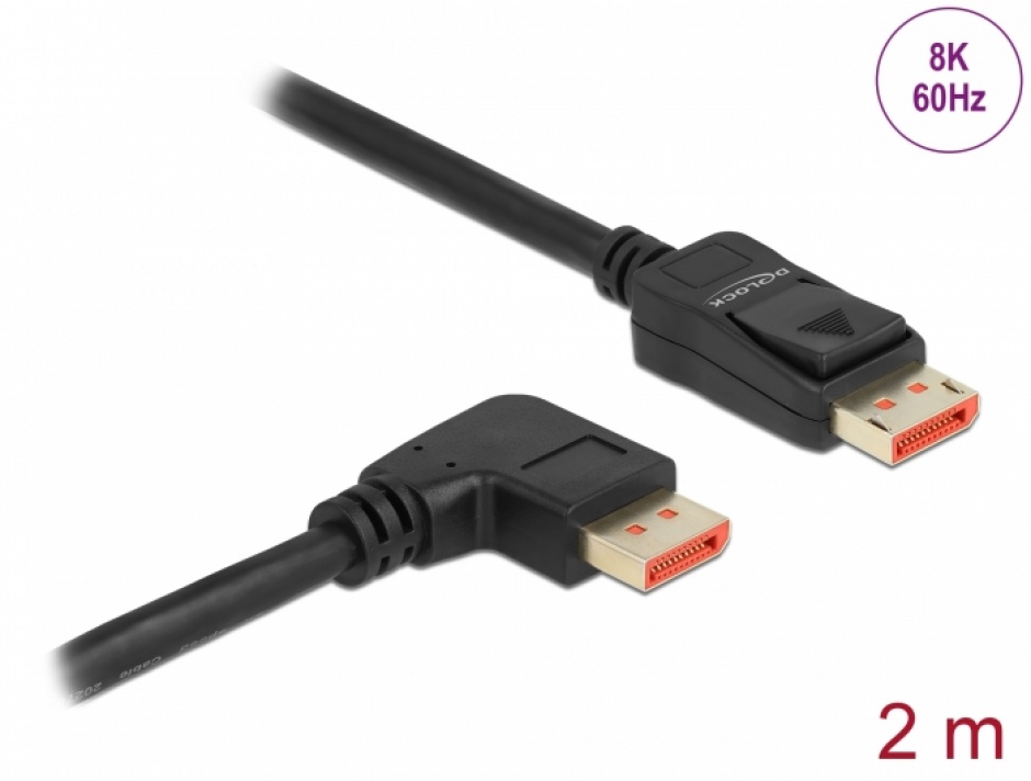 Cablu Delock DisplayPort 1.4 8K HDR 2m