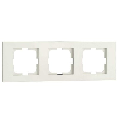 Rama Tripla Grano Ovivo OV00048, Nat alb, 3 Module