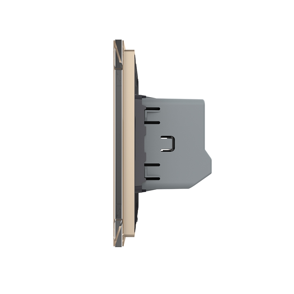 Buton Sonerie Touch LIVOLO, Sticlă, Design Modern - imagine 11