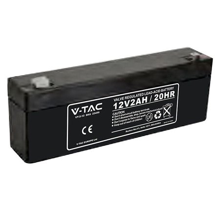 Acumulator Gel 12V 2Ah V-Tac - Performant și Sigur