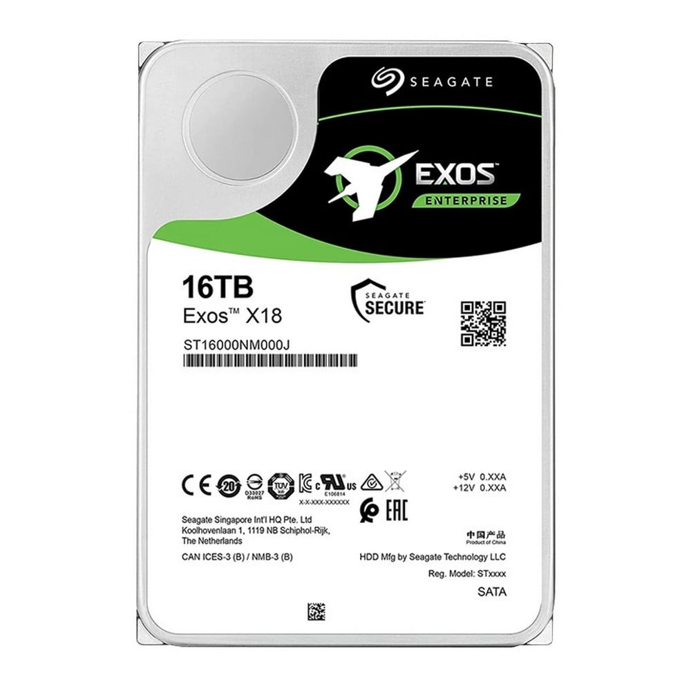 HDD Seagate Exos X18 16TB, 7200 RPM