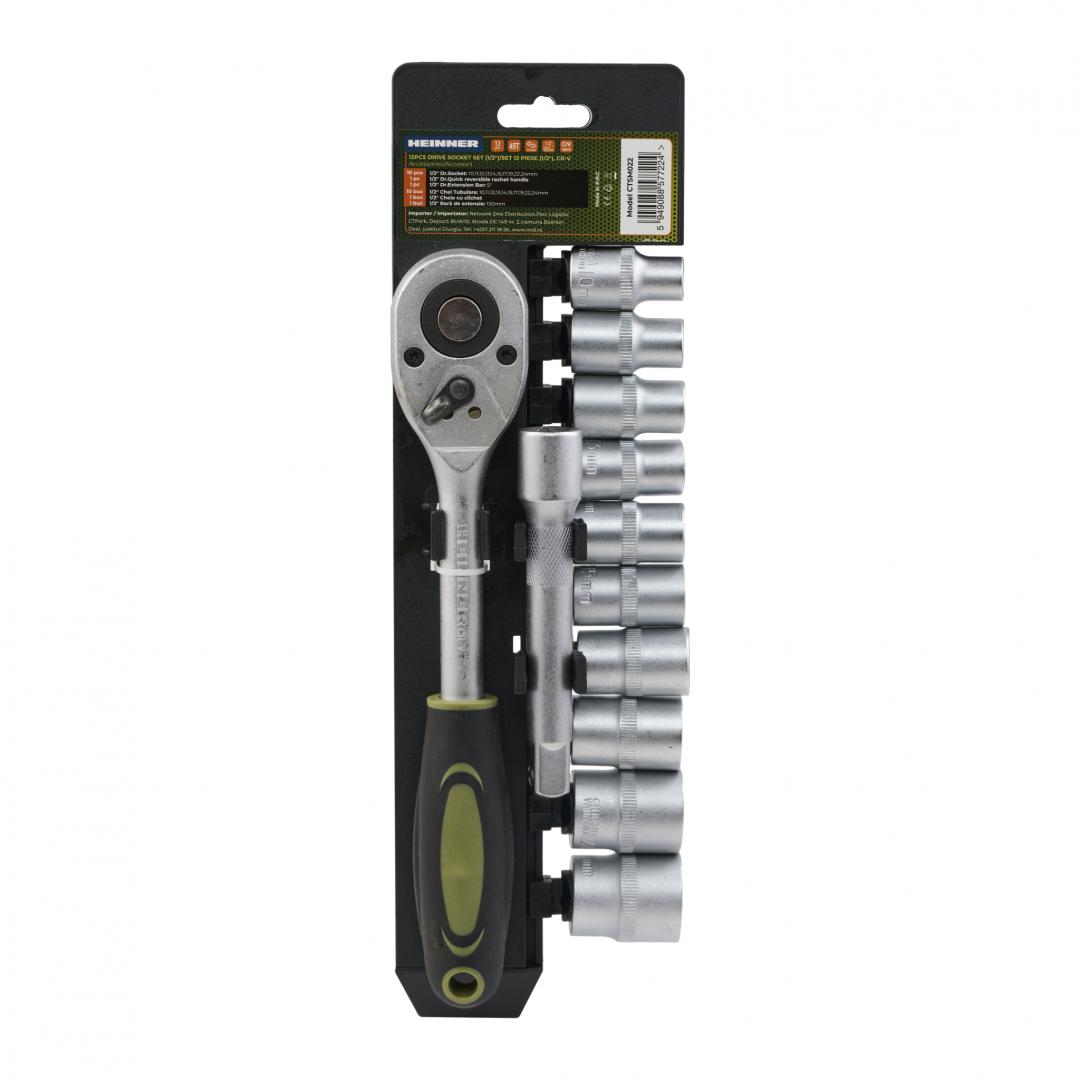 Set Chei 1/2" 12 Piese CR-V Profesional | Generic