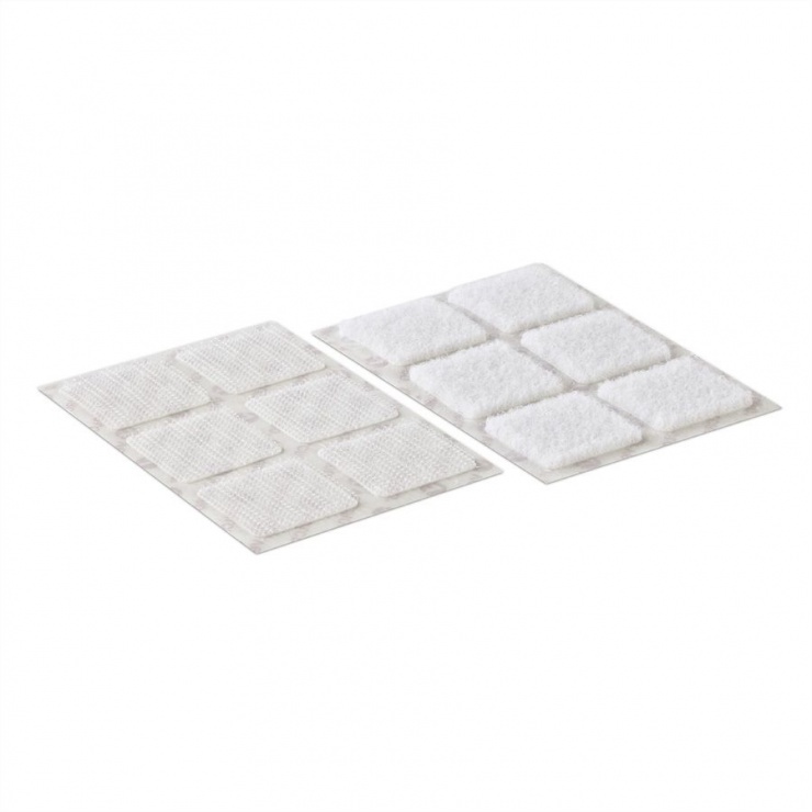 Set 24 Banda Velcro Alb 25mm, Autoadeziv