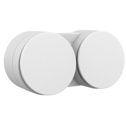 Întrerupător dublu modular Ovivo OV00892, 10A, IP20, alb