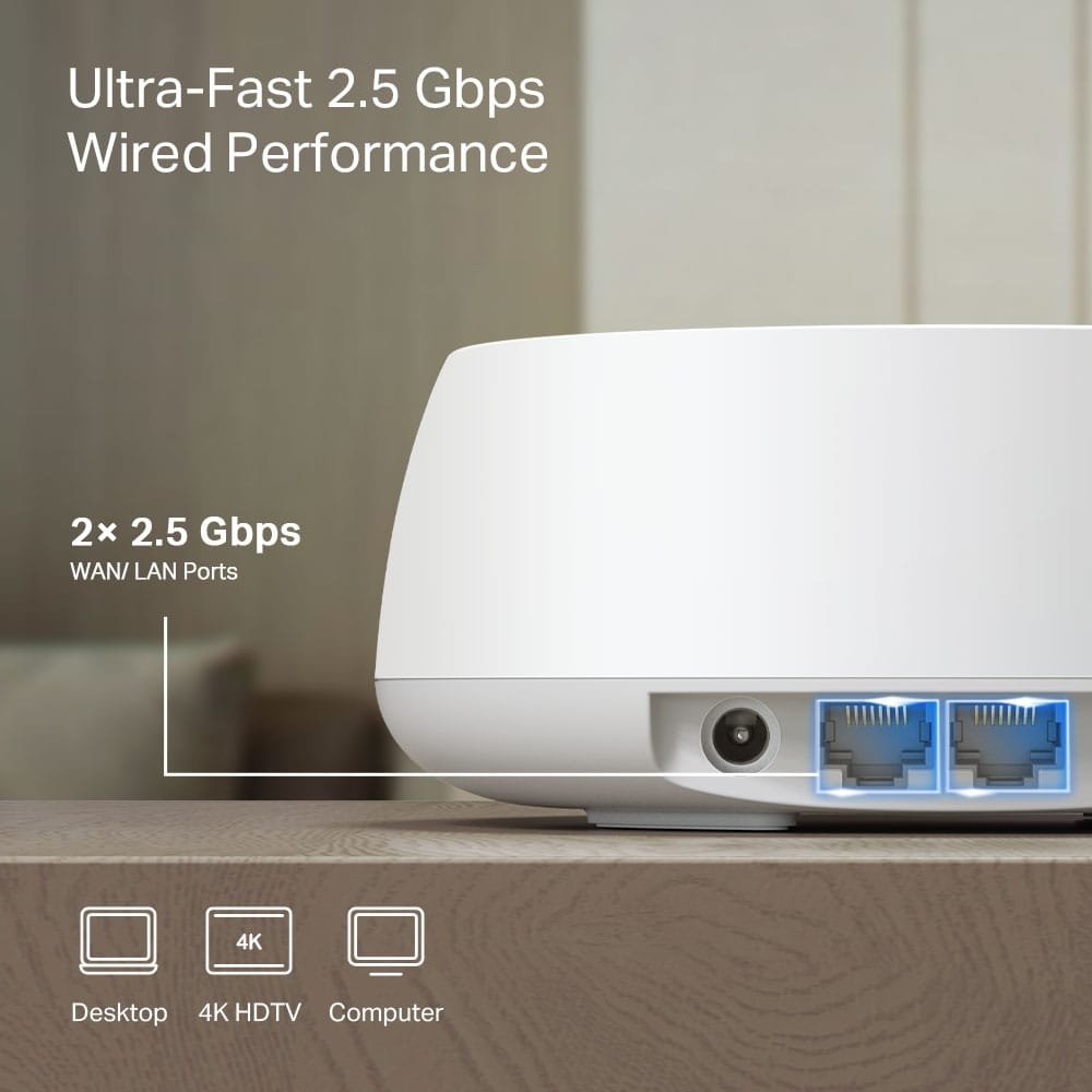 TP-Link Deco BE25 Wi-Fi 7 Mesh BE5000 (3-Pack) - Acoperire Totală - imagine 15