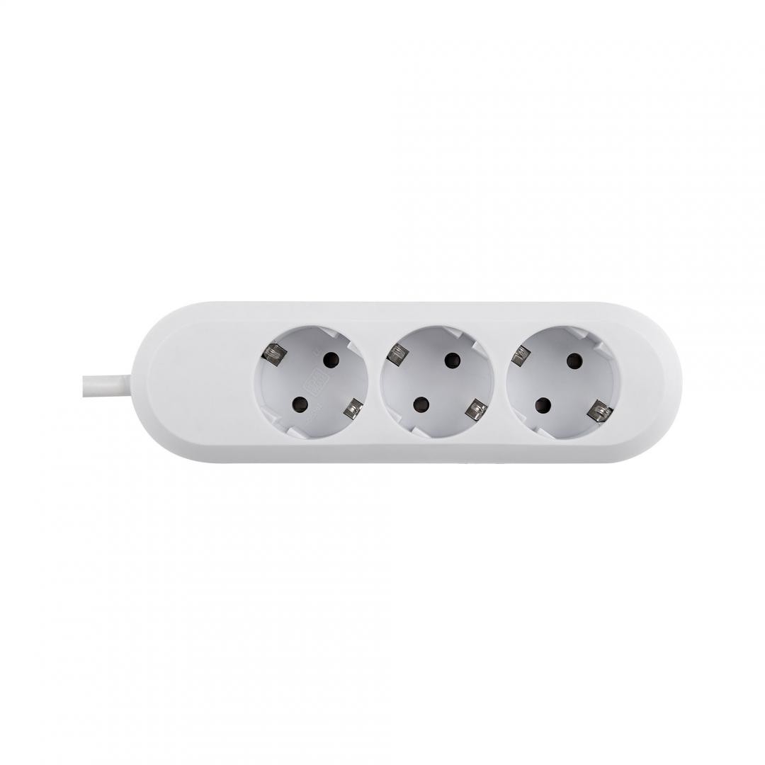 Prelungitor Bachmann SMART 3 Prize Schuko 5m Alb
