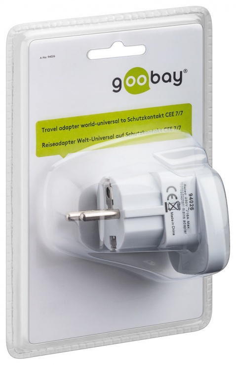 Adaptor Universal UK/USA la Europa Goobay
