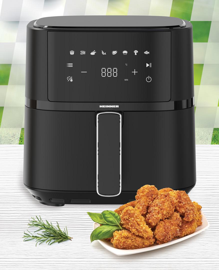 Friteuza Aer Cald Heinner 4L 1500W - 8 Programe Digitale - imagine 5