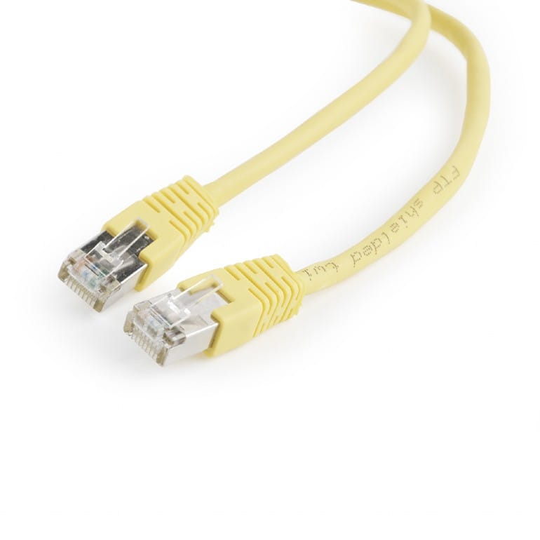 Patch cord GEMBIRD PP22-0.5M/Y FTP Cat5e 0.5m Galben
